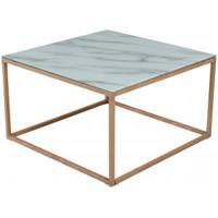 Link fyrkantigt soffbord med marmorerat glas - Ek-look