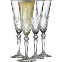Lyngby Glas Champagne Melodia 16 cl 4 st