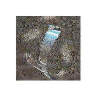 Ubbink Nevada vattenfall rostfritt stål 30 cm med LED-lampor, Övriga trädgårdstillbehör