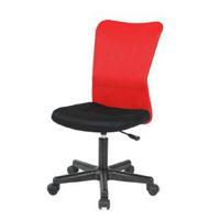 Per skrivbordsstol utan armstöd - Svart / röd