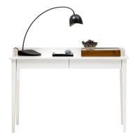  Konsolbord / Skrivbord  två lådor vit, Oliver Furniture