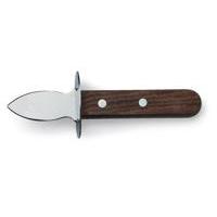Ostronkniv med handskydd brunt trähandtag