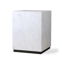 White Marmor block table M