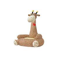 Barnstol i plysch giraff brun, Barnfåtöljer