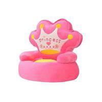 Barnstol i plysch prinsessa rosa, Barnfåtöljer