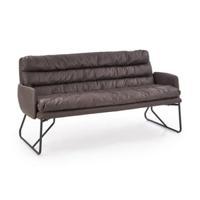 Gerda XL soffa - Mörk grå/svart