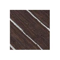 Handvävd matta Chindi bomull 80x160 cm brun, Små mattor