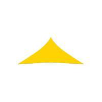 Solsegel oxfordtyg trekantigt 4x4x4 m gul, Övrig solskydd